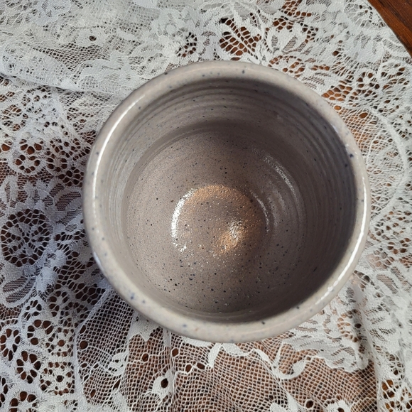 Hand Made Speckled Gray Ceramic Mug/Tumbler - Picture 3 of 3
